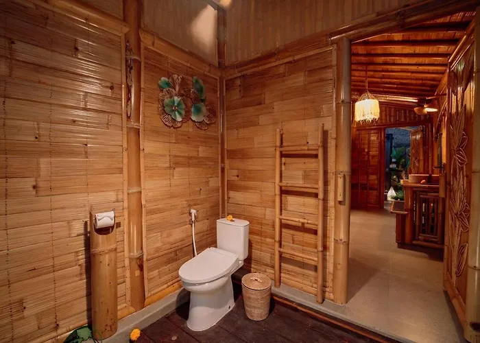 Cr Tris Casa De Bambu - Bamboo House Bali Villa Selat